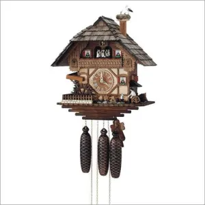 17" Musical Blacksmith Eight Day Movement German Cuckoo Clock