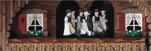 17" Musical Blacksmith Eight Day Movement German Cuckoo Clock
