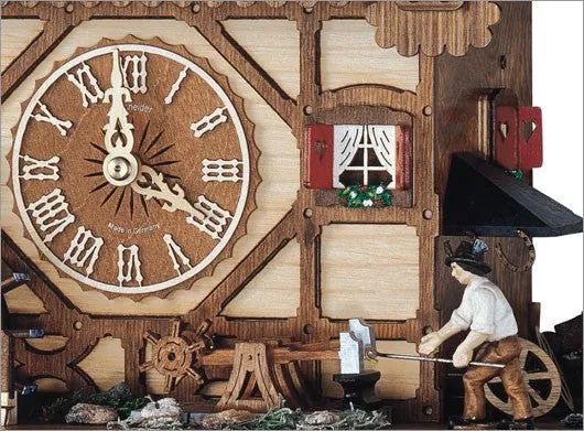 17" Musical Blacksmith Eight Day Movement German Cuckoo Clock