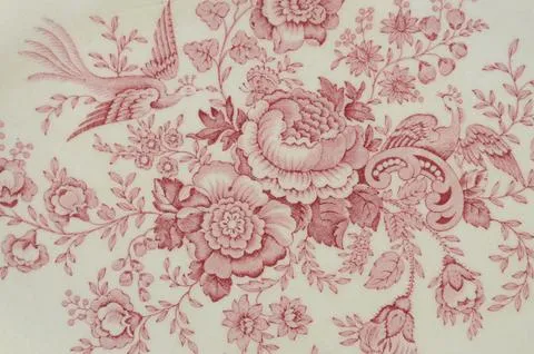 5' Instant Wall Decor!  Red & White Framed Botanical Roses Prints, Tole Shelf,  & 16 Antique Mix n Match Red Transferware Plates & Jar