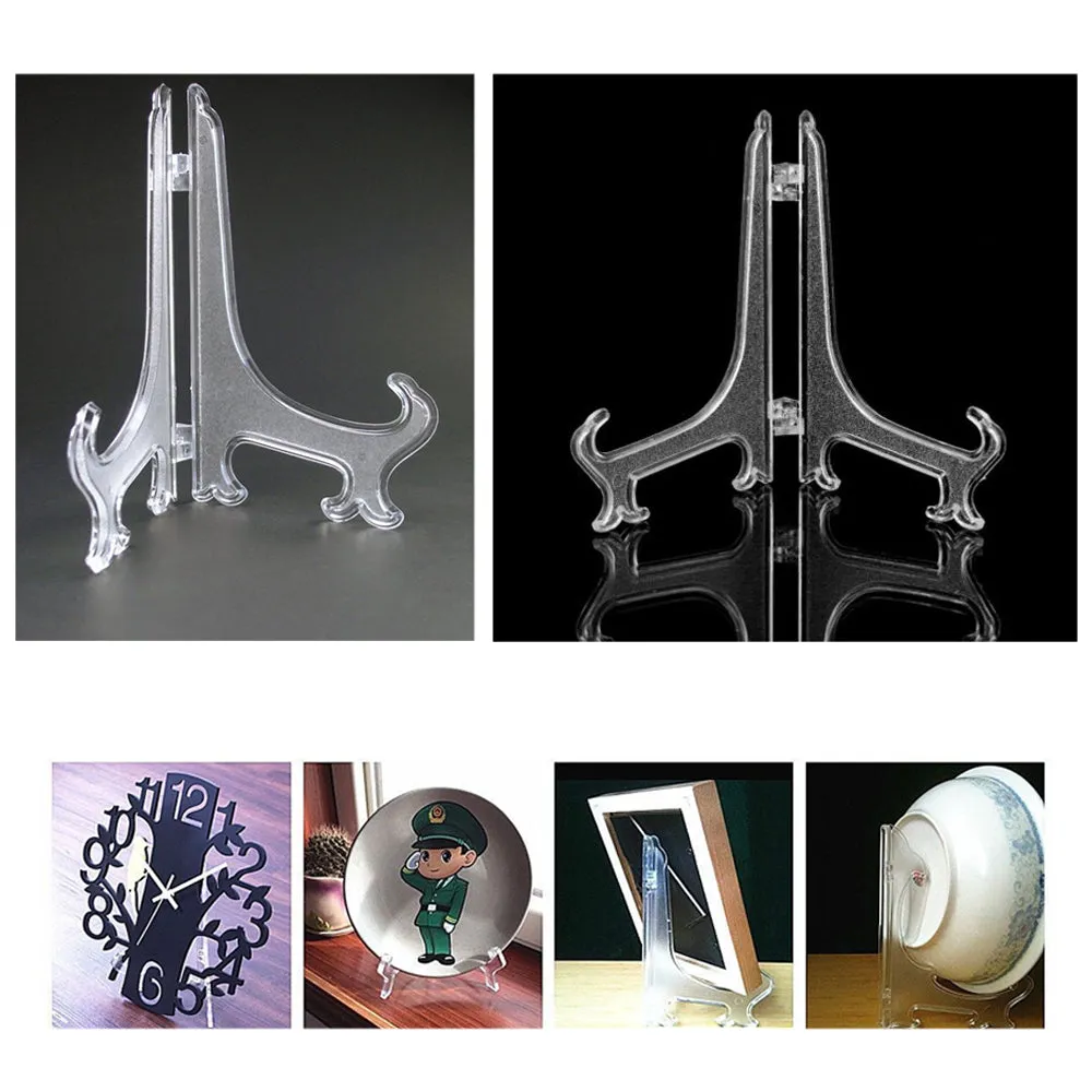 6 Display Easel Decorative Plate Holder Book Stand Picture Frame Assorted Sizes