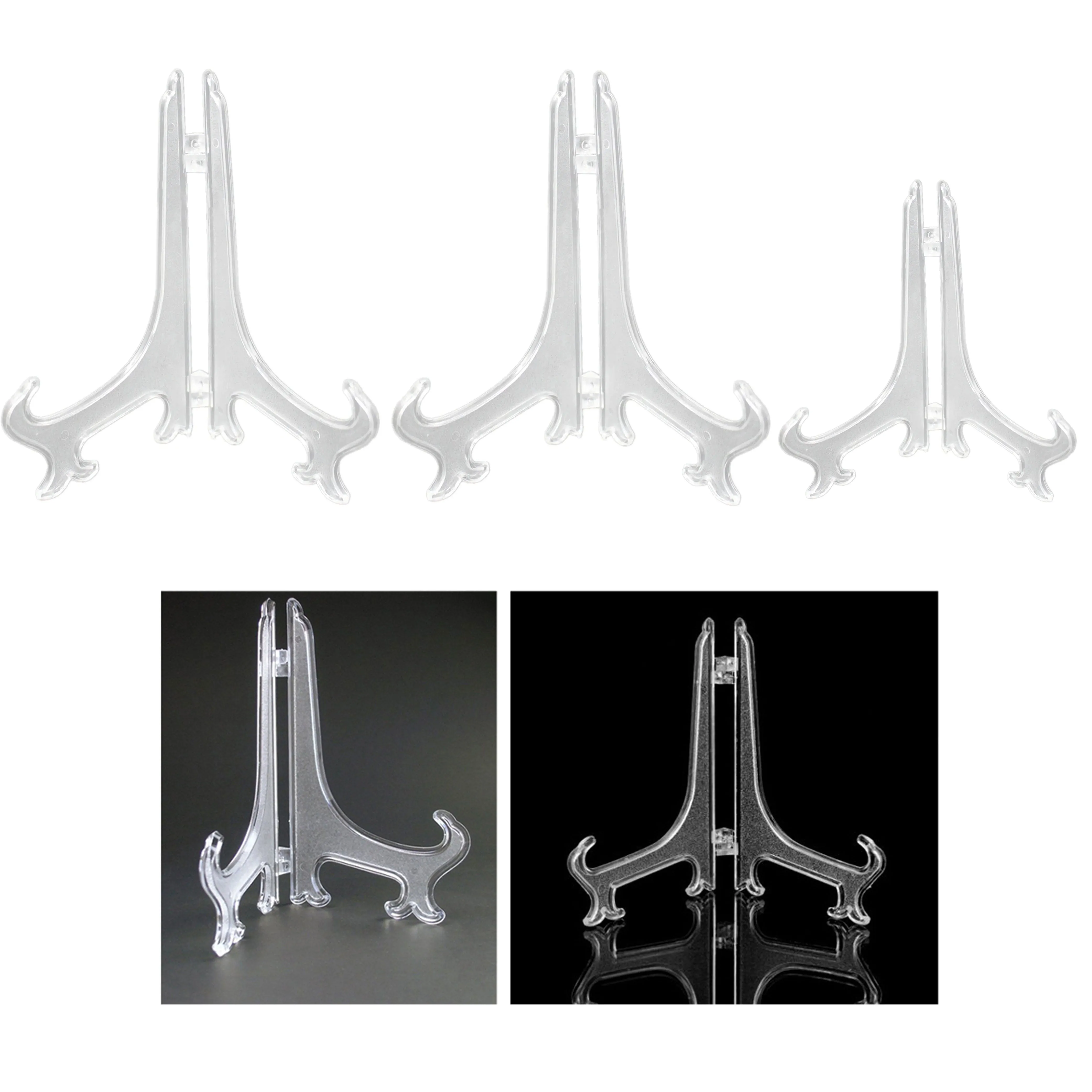 6 Display Easel Decorative Plate Holder Book Stand Picture Frame Assorted Sizes
