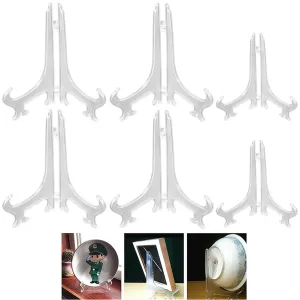 6 Display Easel Decorative Plate Holder Book Stand Picture Frame Assorted Sizes
