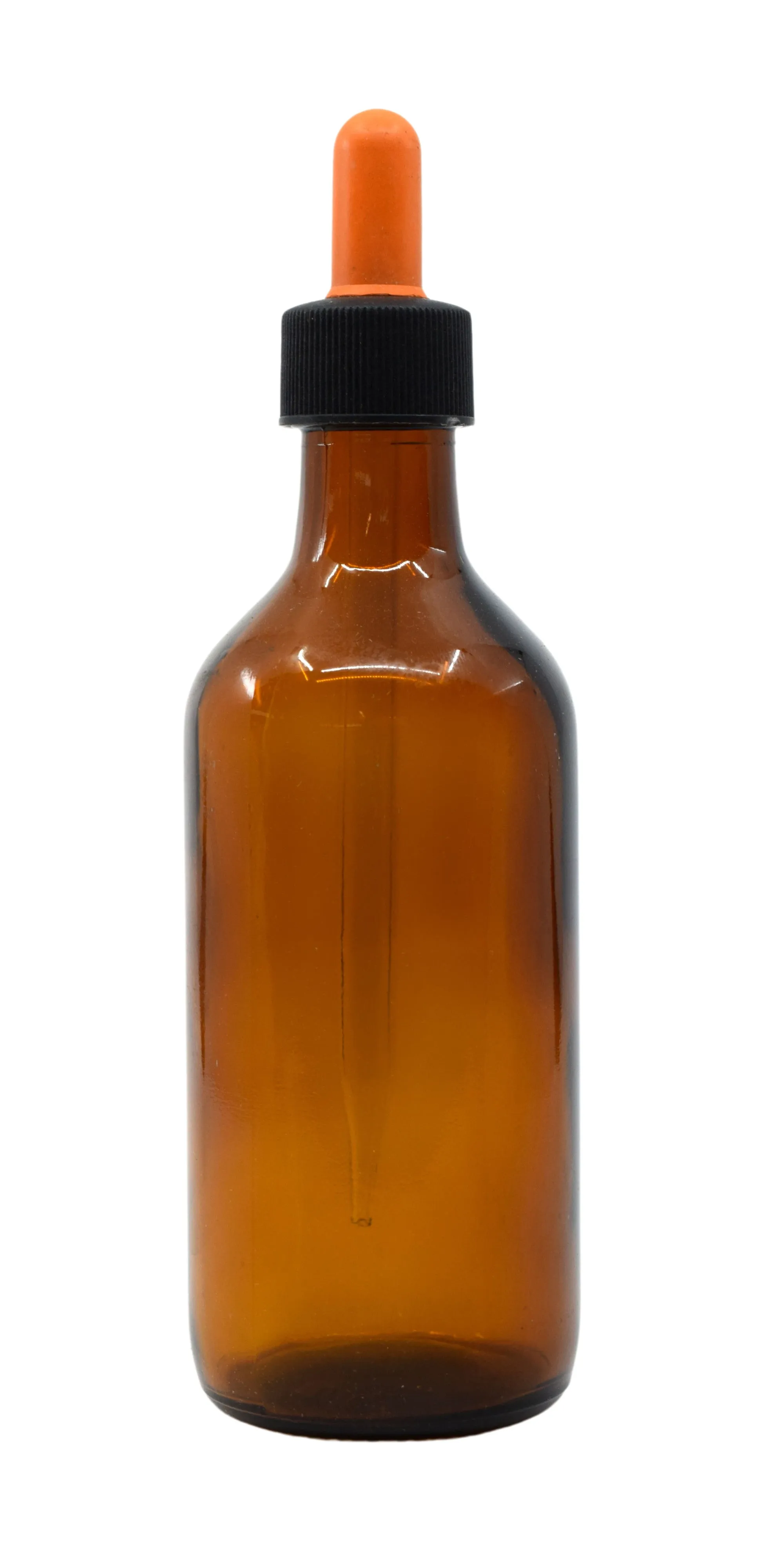 6PK Dropping Bottles, 180ml (6oz) - Screw Cap with Glass Dropper - Soda Glass