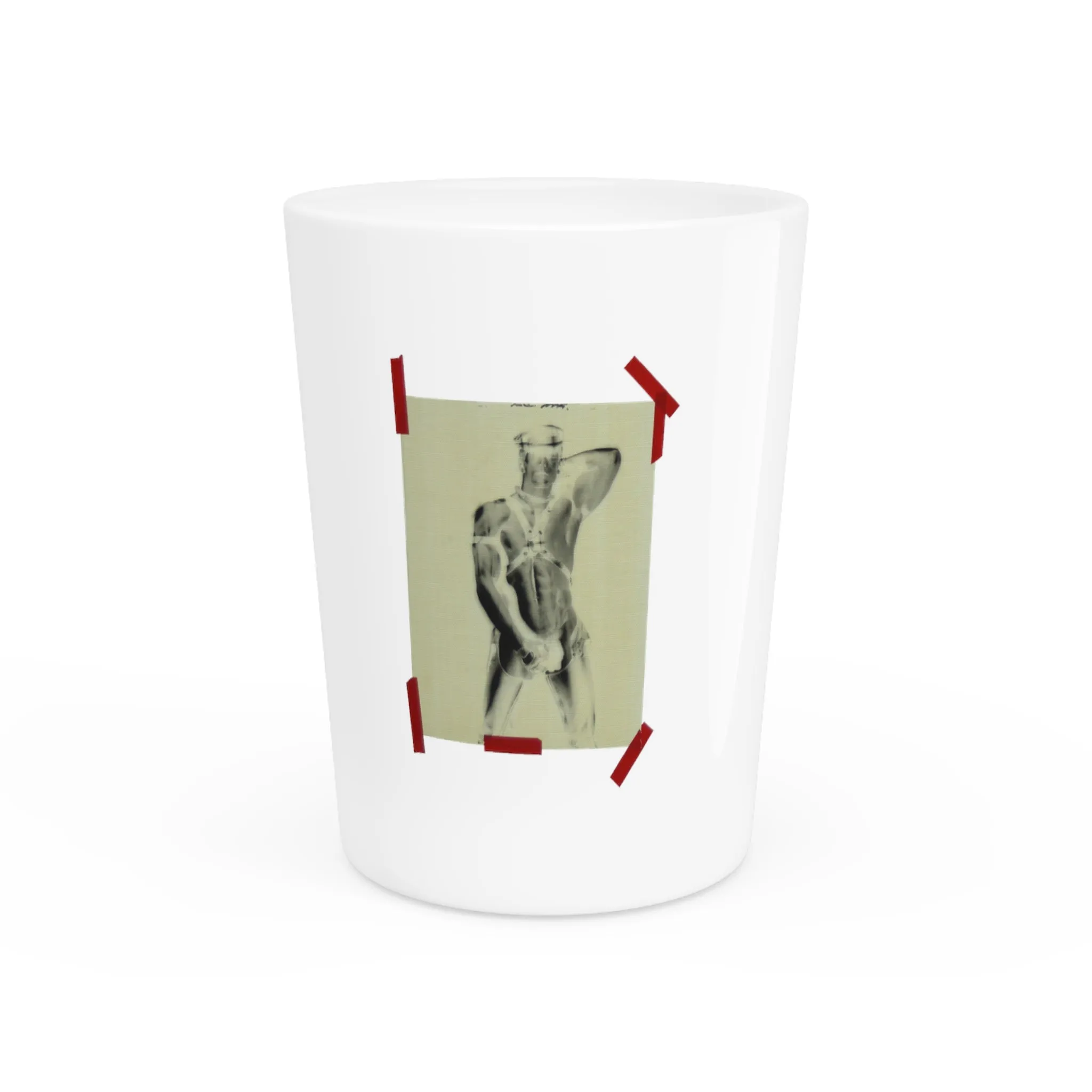 90S VINTAGE GAY PORN TRANSPARENCY Shot Glass