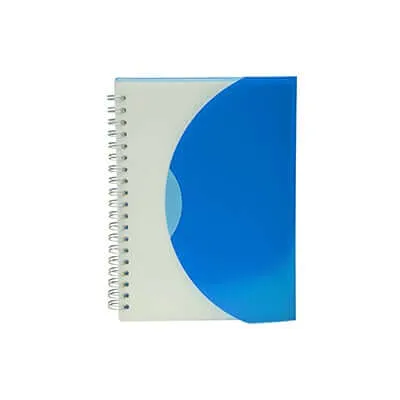 A5 Size Plastic Cover Notebook