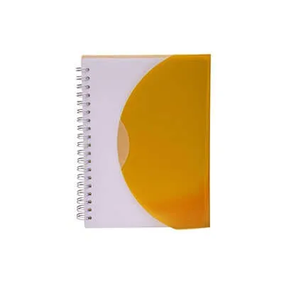 A5 Size Plastic Cover Notebook