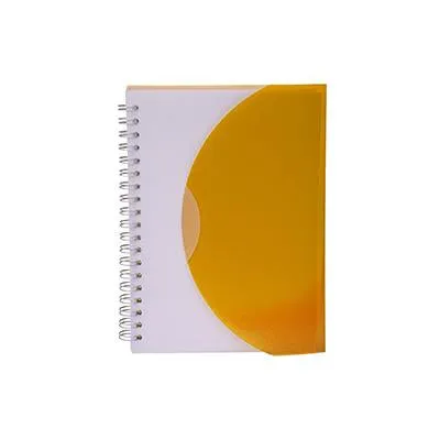 A5 Size Plastic Cover Notebook