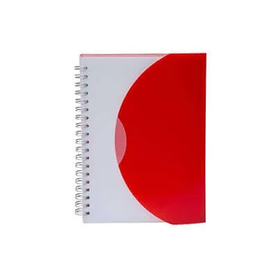 A5 Size Plastic Cover Notebook