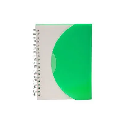 A5 Size Plastic Cover Notebook
