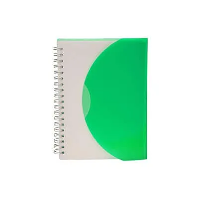 A5 Size Plastic Cover Notebook