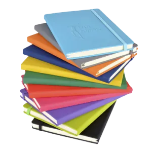 A5 Soft PU Notebooks - Debossed
