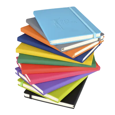 A5 Soft PU Notebooks - Debossed