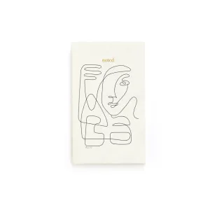 Abstract face notebook