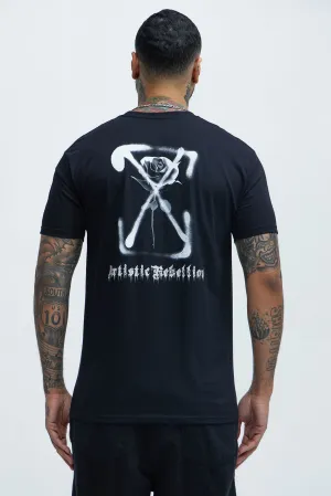 Artistic Rebellion Short Sleeve Tee - Black