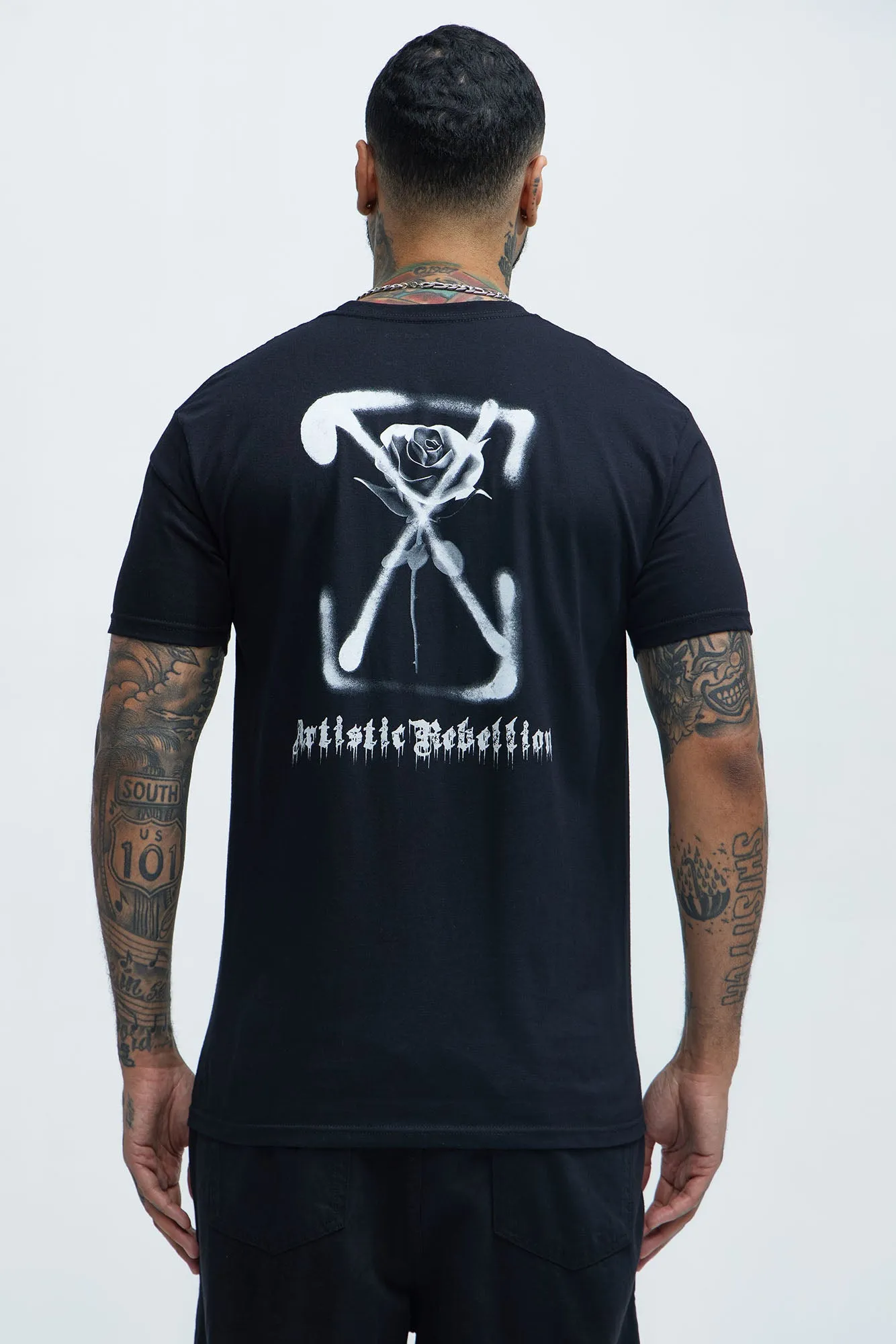 Artistic Rebellion Short Sleeve Tee - Black