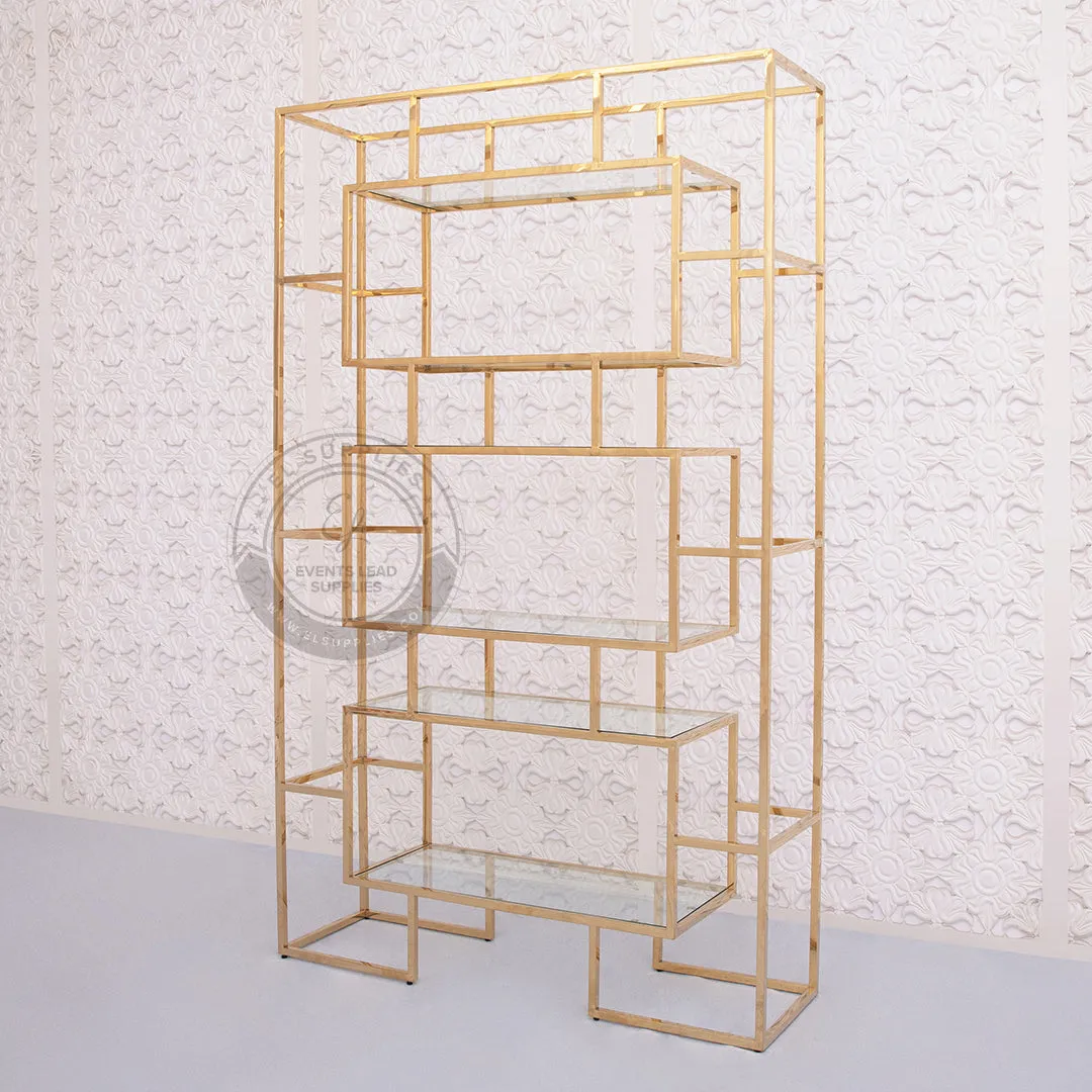 AUGUSTA Bar Rack Shelf Gold