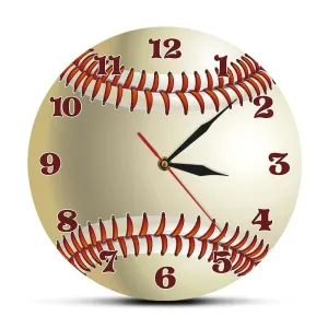 Baseball Custom Name 3d Wall Clock Sports Room Wall Decor Personalized your Name