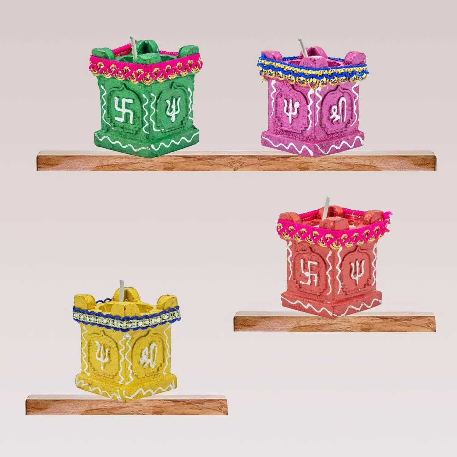 BB BACKBENCHERS Tulsi Diya for Diwali Decoration ( pack of 12 )