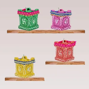 BB BACKBENCHERS Tulsi Diya for Diwali Decoration ( pack of 12 )