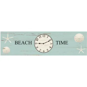 Beach Clock- Beach Time Wall Clock
