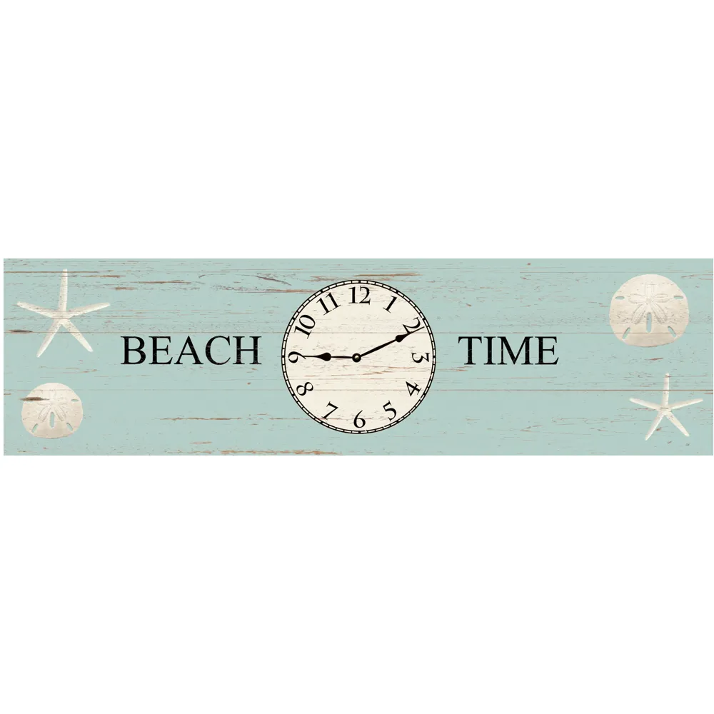 Beach Clock- Beach Time Wall Clock
