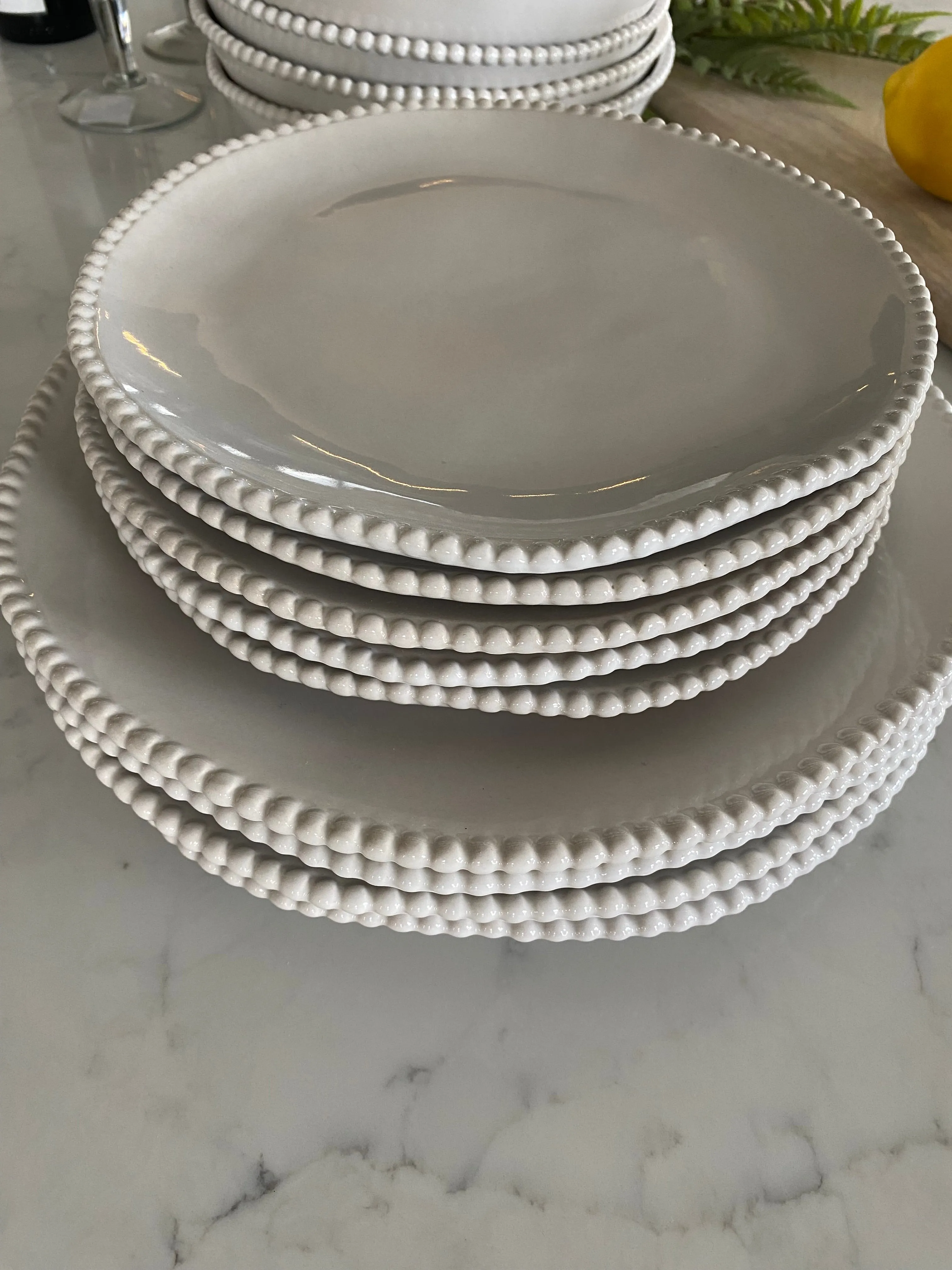 Beaded Dinner Plate (Set of 4)
