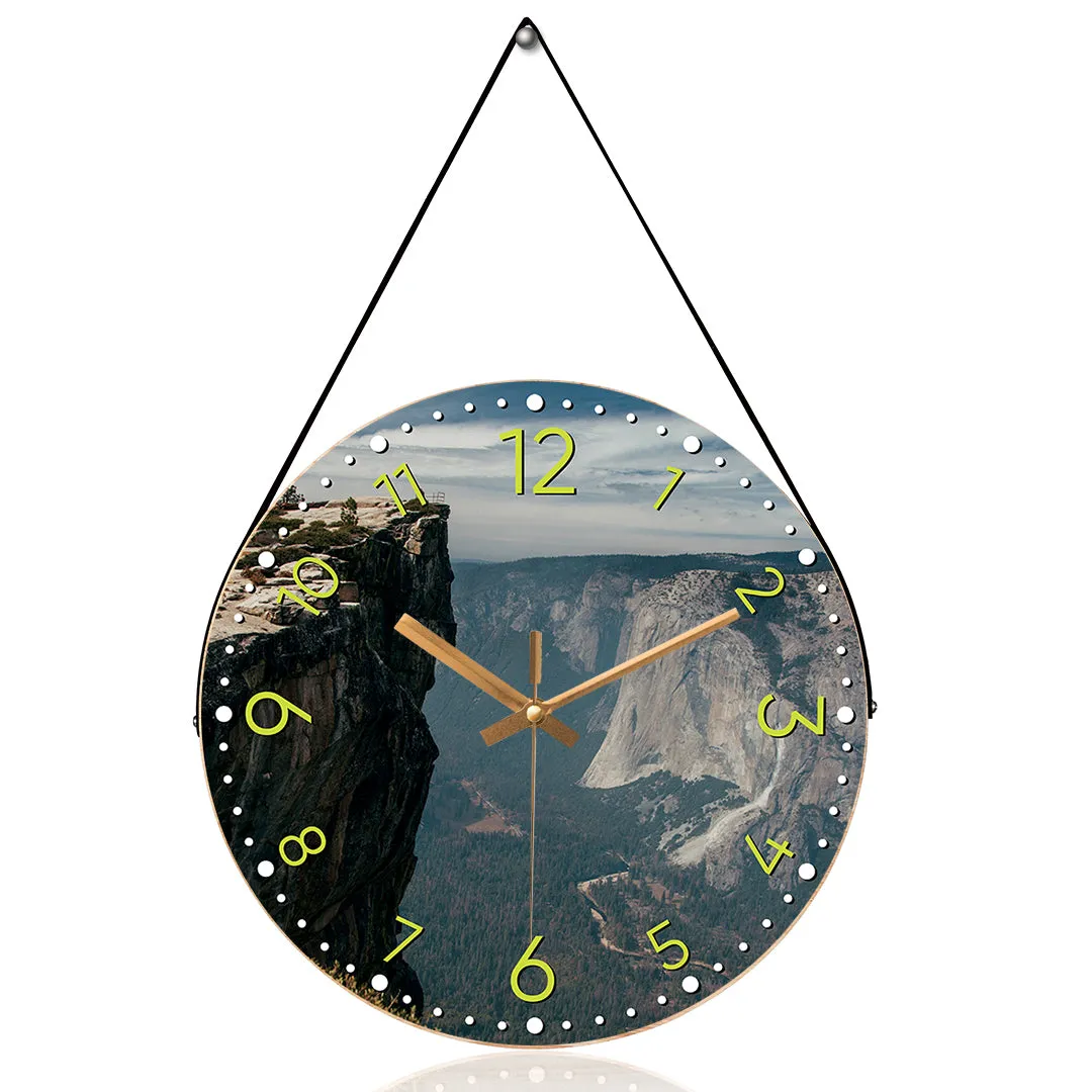 Beautiful mountain wall clock