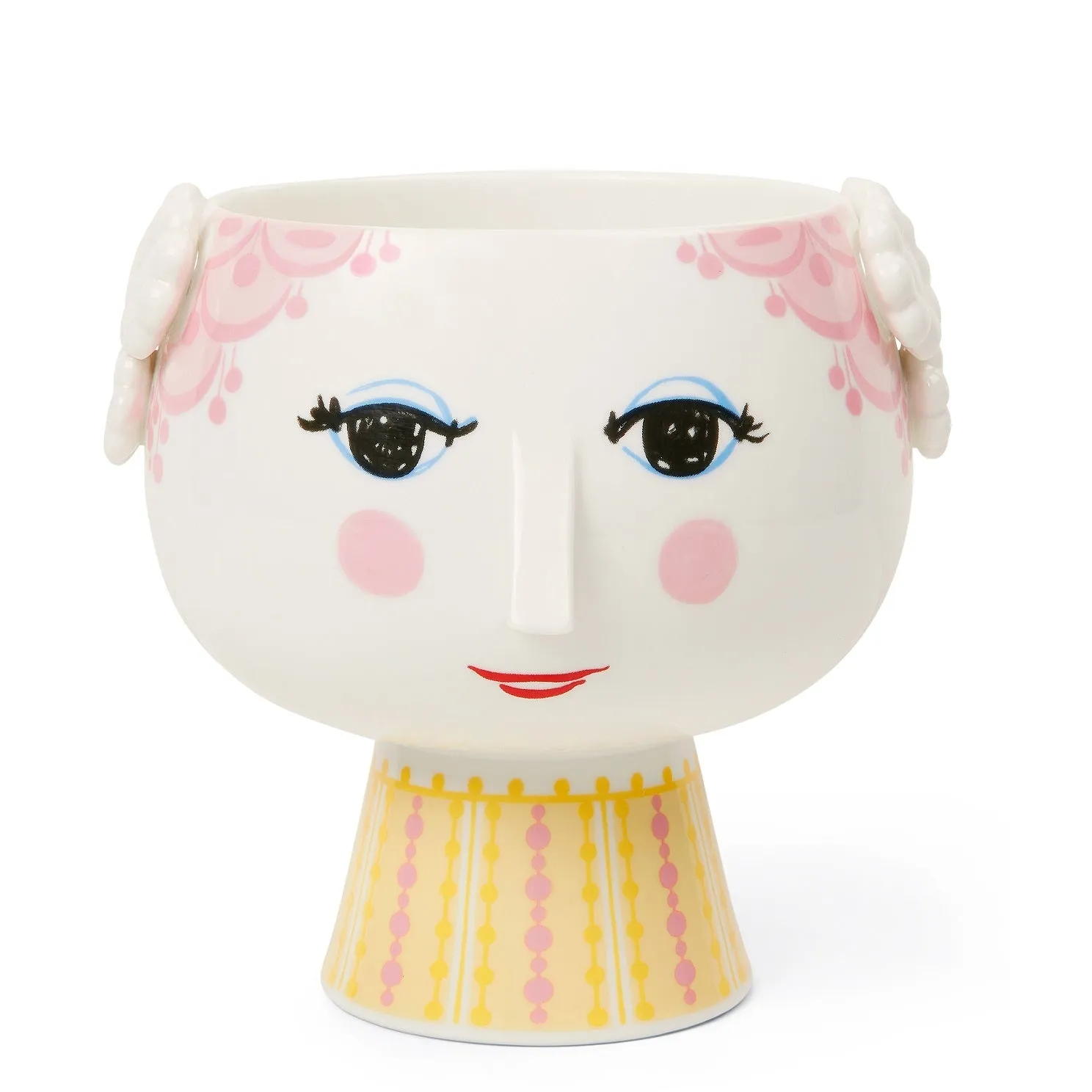 Bjørn Wiinblad Eva Flower Pot on Base, Light Green