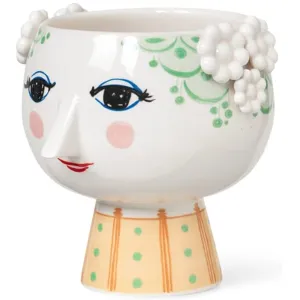 Bjørn Wiinblad Eva Flower Pot on Base, Light Green