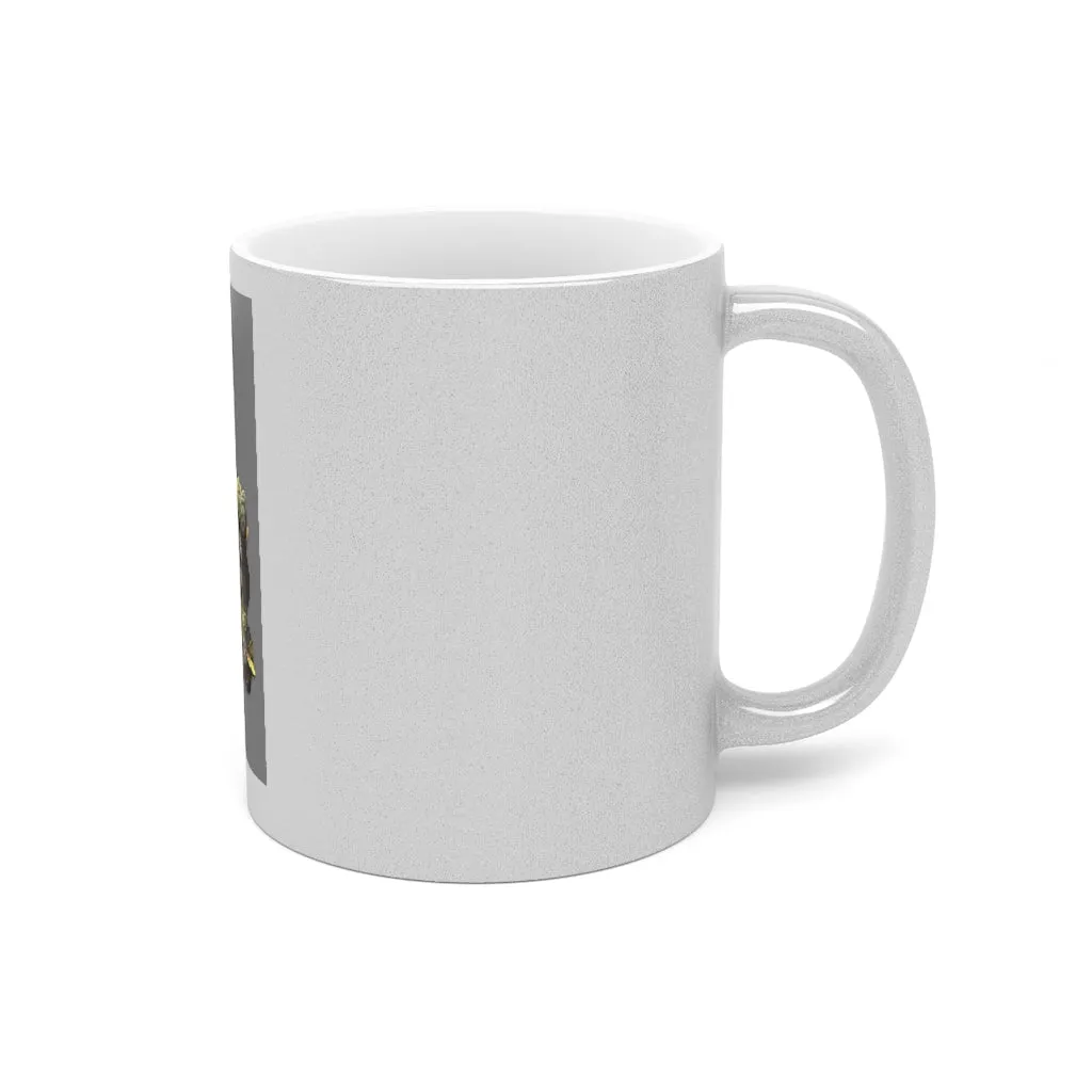 Black Amara Metallic Mug (Silver / Gold)