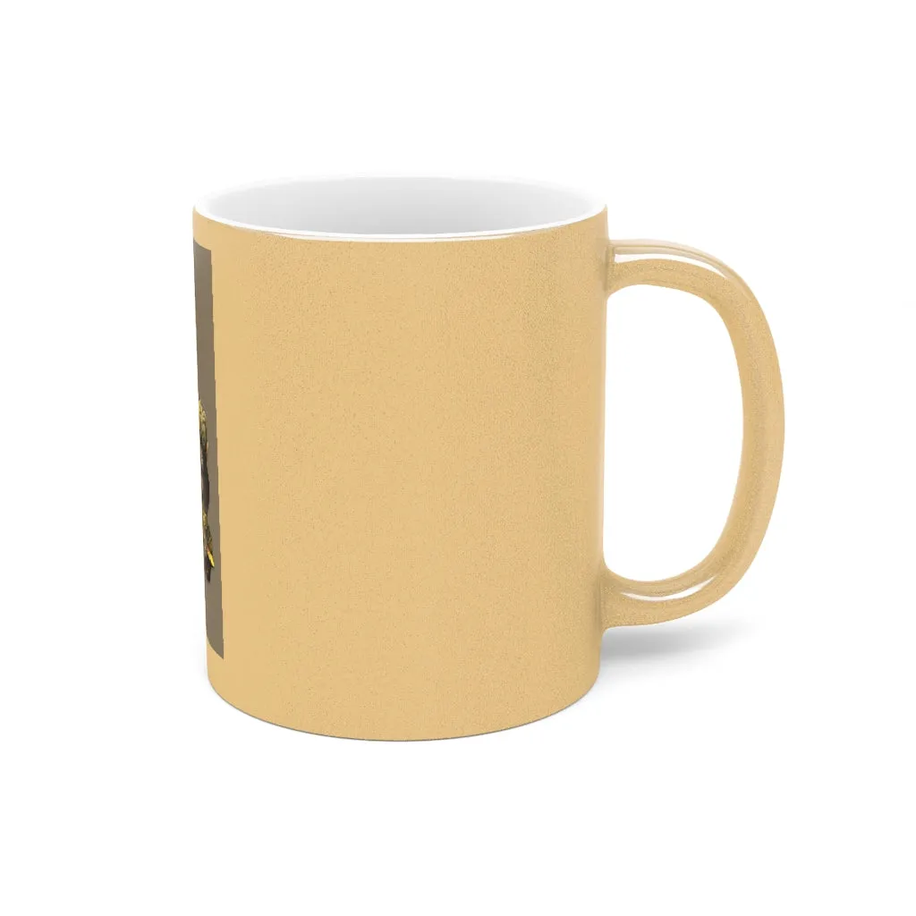 Black Amara Metallic Mug (Silver / Gold)