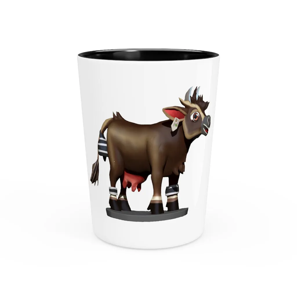 Brown Cow Shot Glass