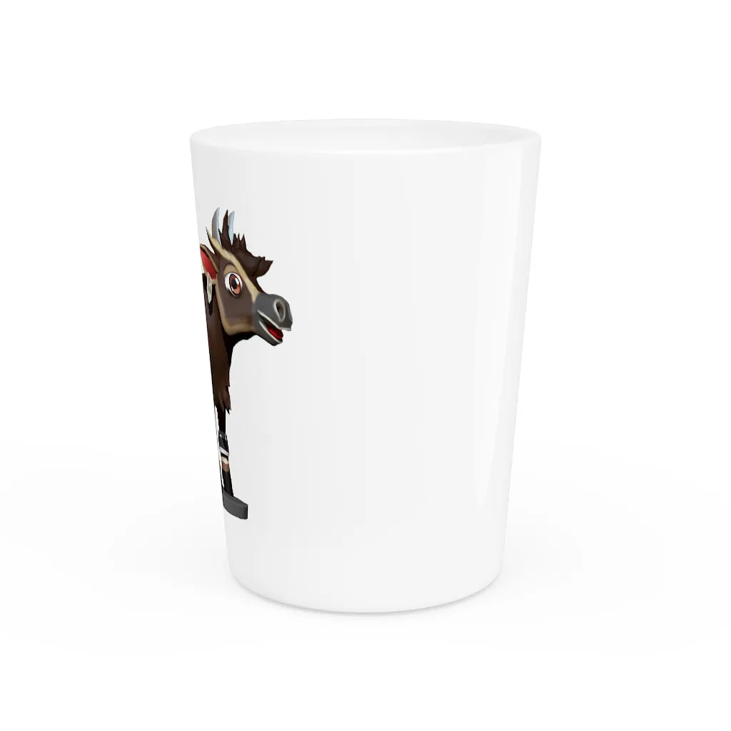 Brown Cow Shot Glass