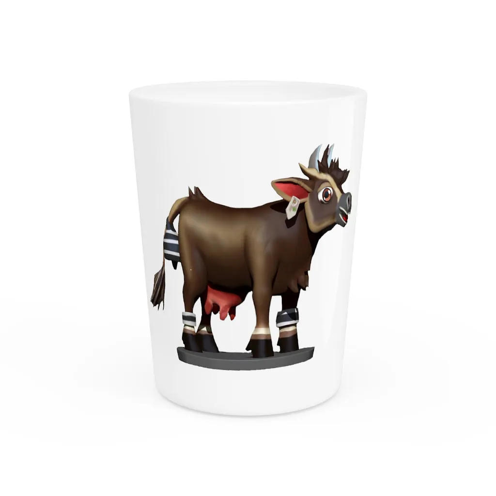 Brown Cow Shot Glass