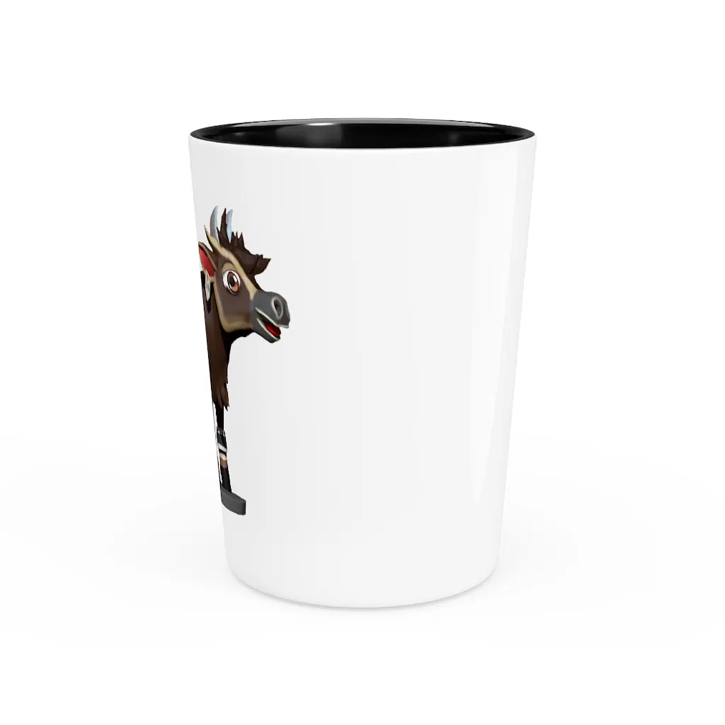 Brown Cow Shot Glass
