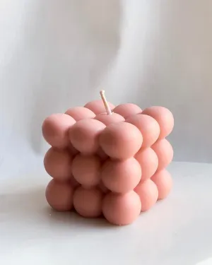 BUBBLE TROUBLE CANDLE ROSE