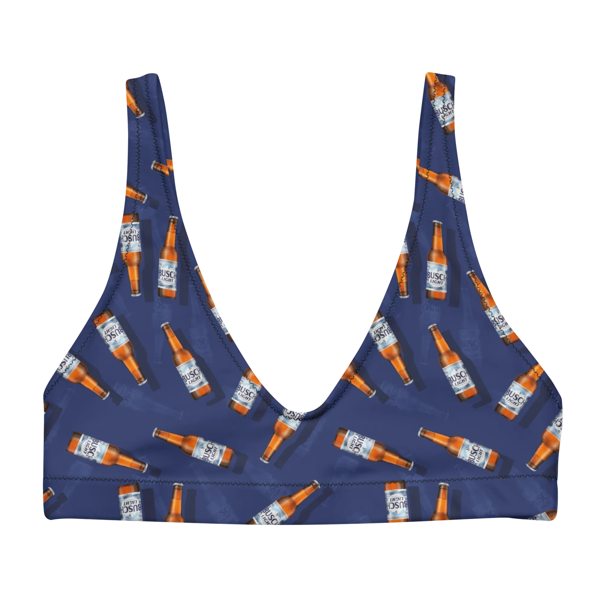 Busch Light Bottles Bikini Top