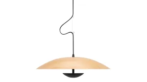 Camila - Camila Pendant Light, Natural Wood