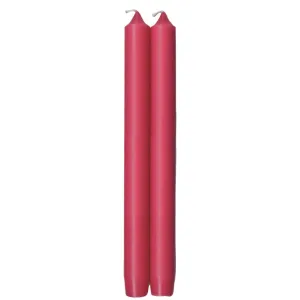 Caspari Tapered Candles in Fuchsia – 10inch – 2pk