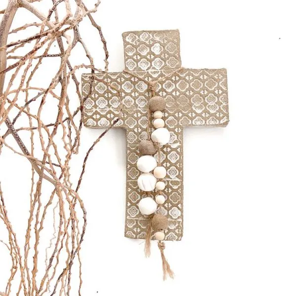 Ceramic Hanging Cross | Moroccan