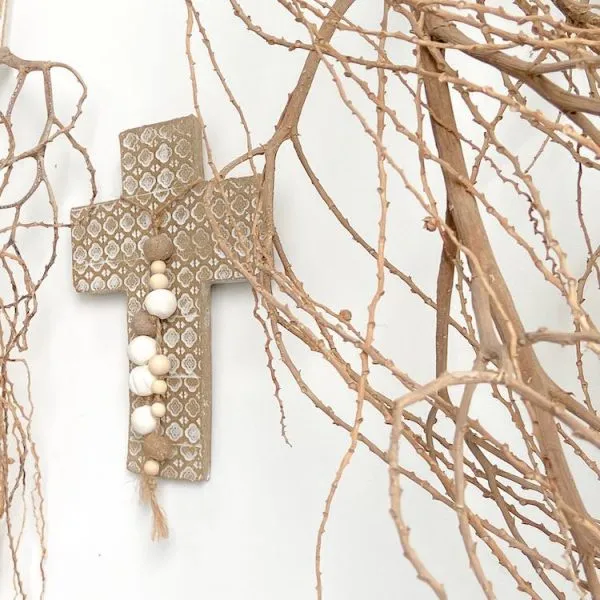 Ceramic Hanging Cross | Moroccan
