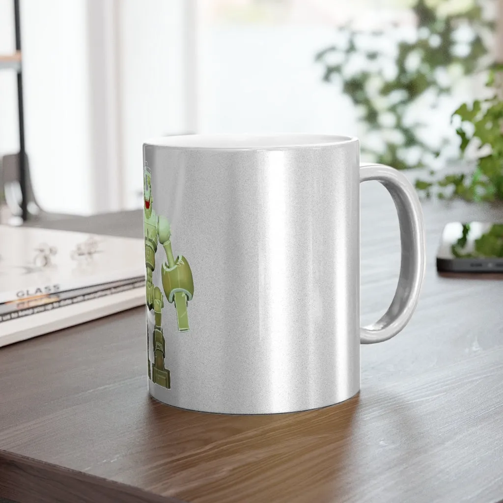 CG Robot Metallic Mug (Silver / Gold)
