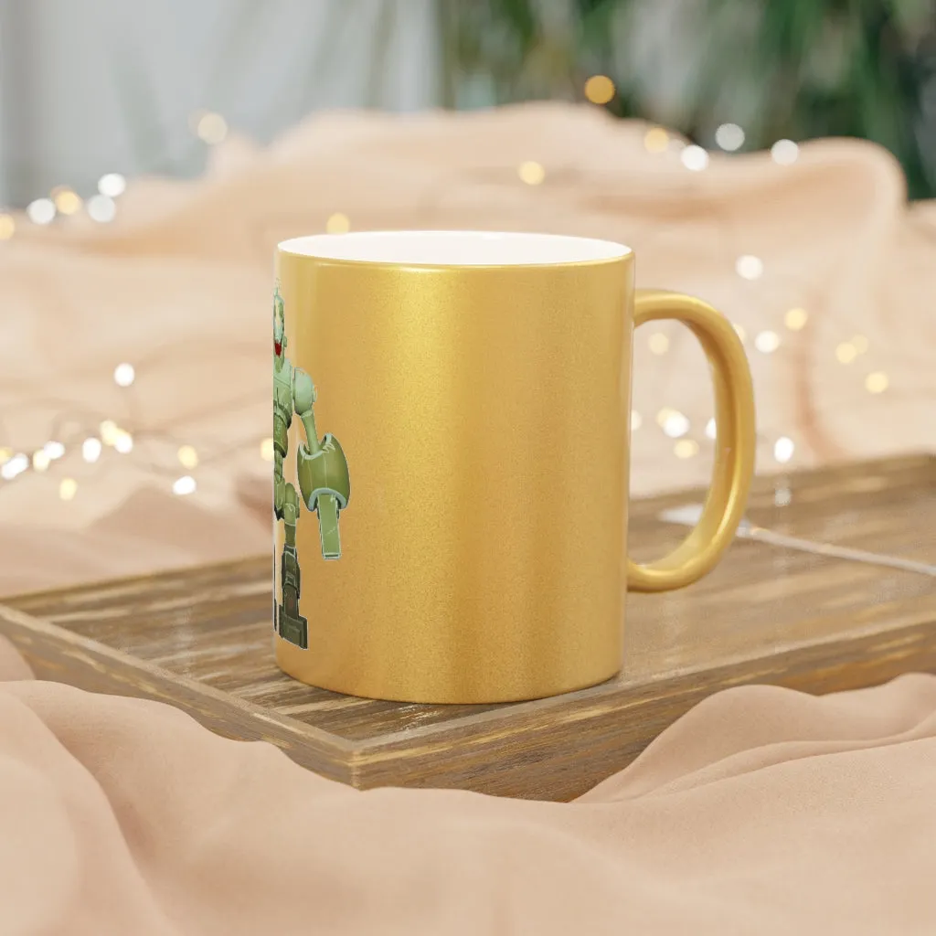 CG Robot Metallic Mug (Silver / Gold)