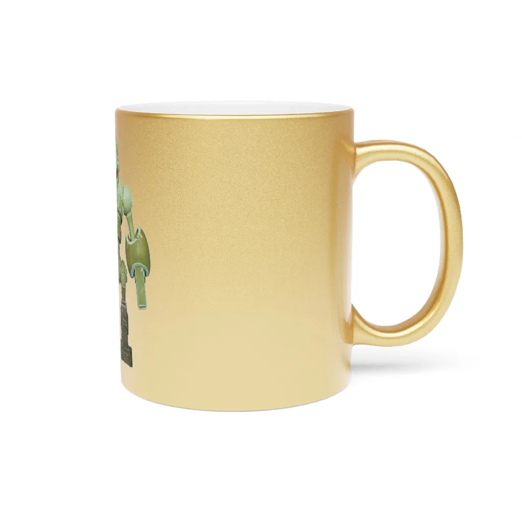 CG Robot Metallic Mug (Silver / Gold)