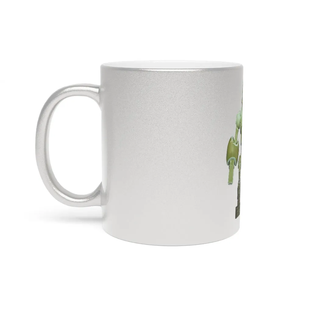CG Robot Metallic Mug (Silver / Gold)