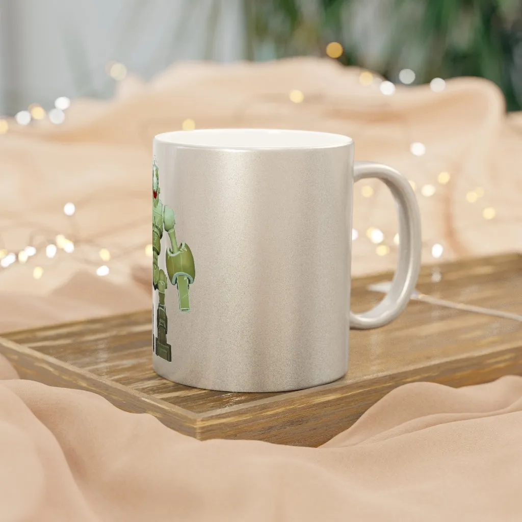 CG Robot Metallic Mug (Silver / Gold)
