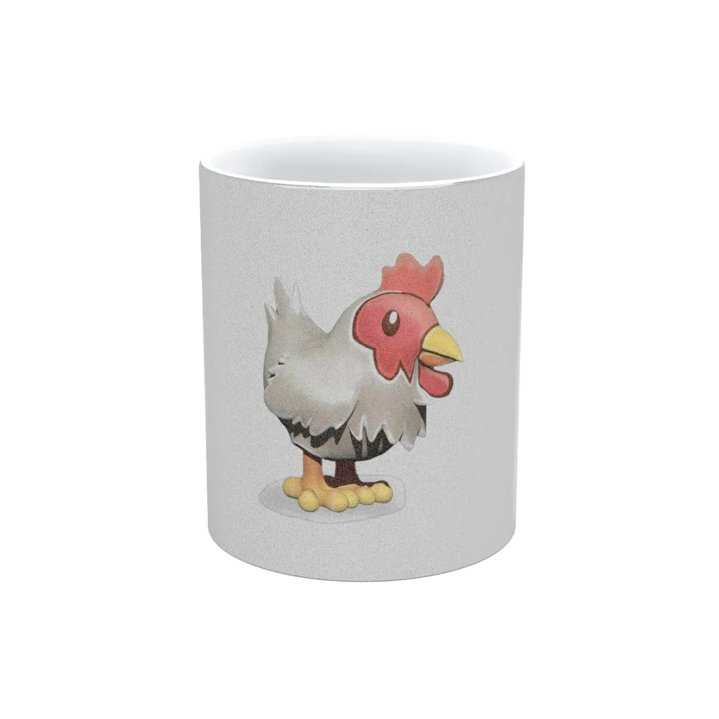 Chicken Metallic Mug (Silver / Gold)