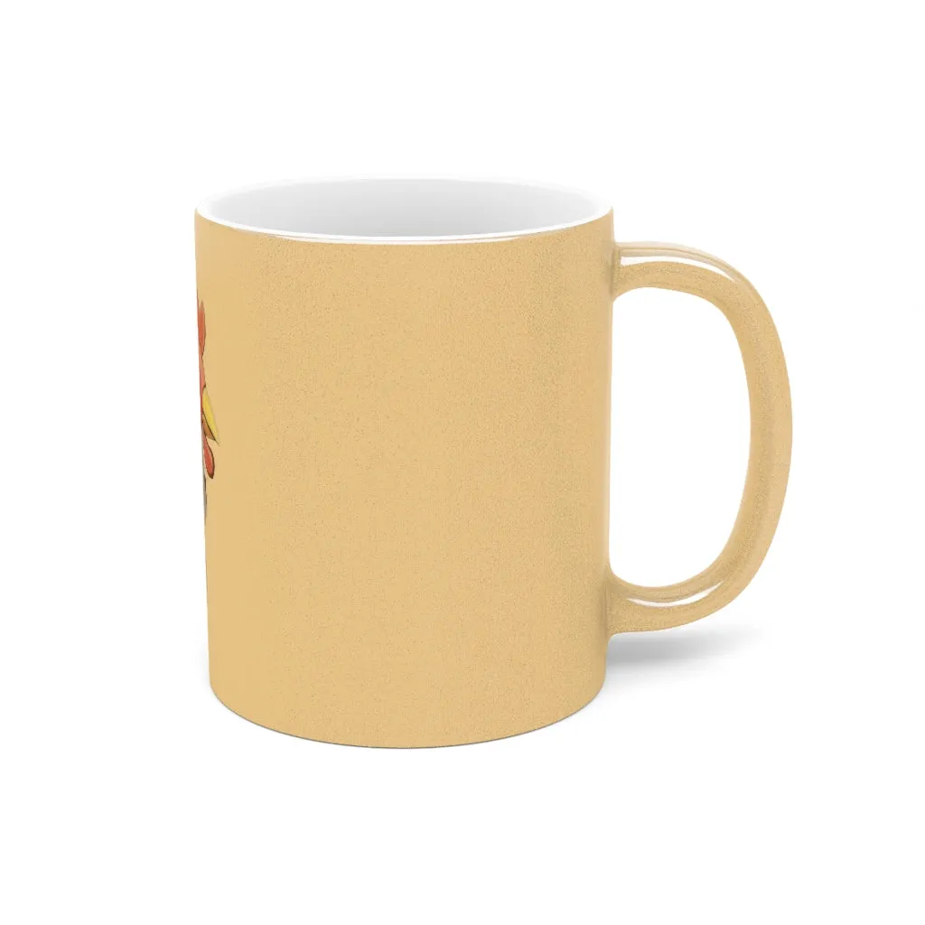 Chicken Metallic Mug (Silver / Gold)
