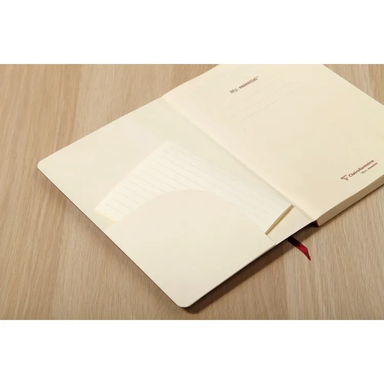 Clairefontaine "My Essential" Bound Paginated Notebook - 96 Dots Sheets - 6 x 8 1/4 - Green